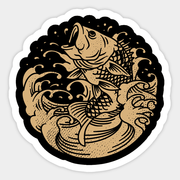 BASS FISHING Sticker by dagger666